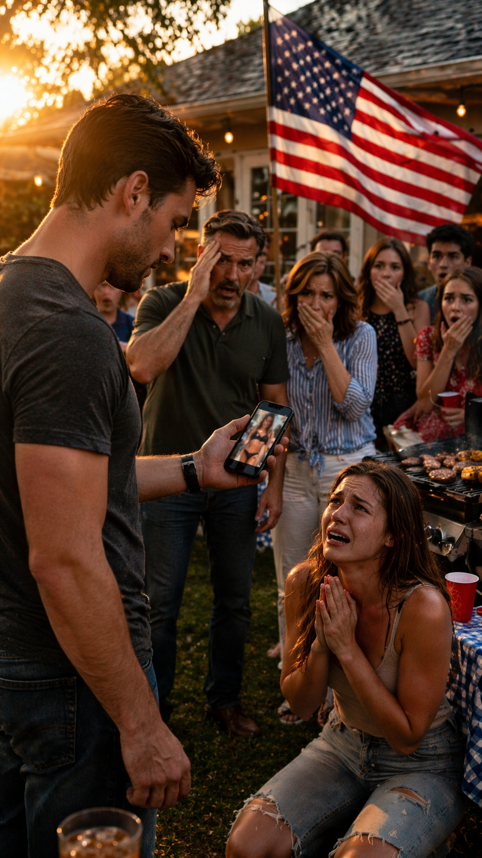 [FULL STORY] She Called Him “Just a Friend” — Then Her Family Learned the Truth at the Barbecue