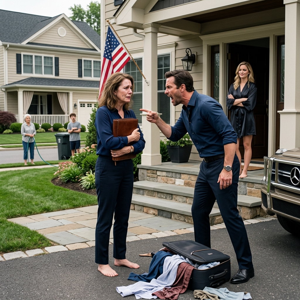 My Husband Threw Me Out of “His” House in Front of Everyone… He Didn’t Know It Was Mine All Along