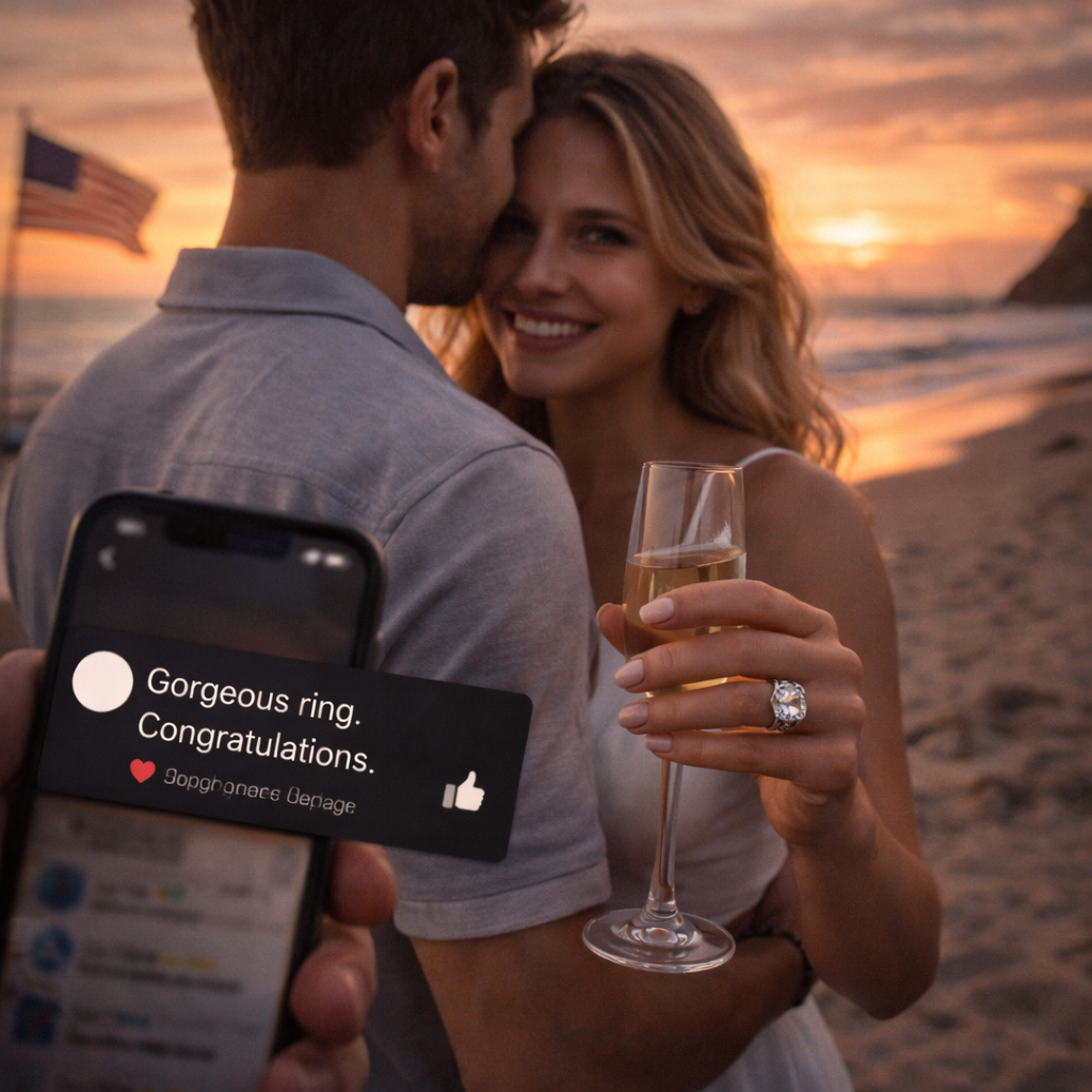 [FULL STORY] My fiancée posted photos from her secret weekend getaway, still wearing her engagement ring