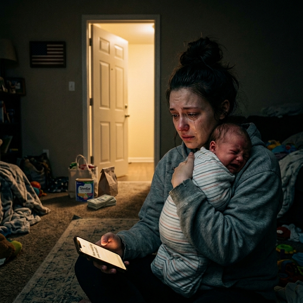 She Texted The Wrong Number For Help… A Billionaire Showed Up At Midnight