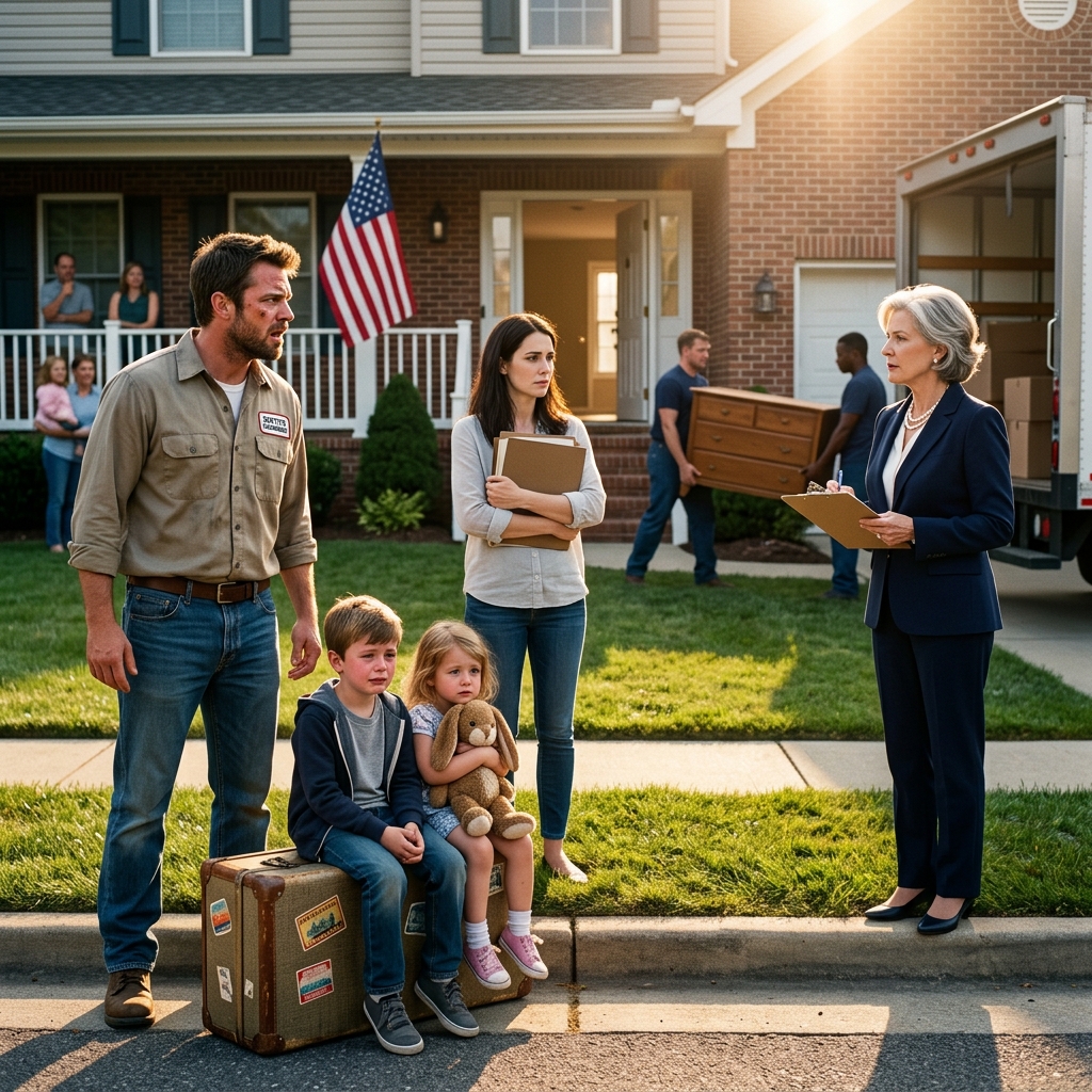 He Came Home Early… And Found His Kids Sitting on Suitcases While His Stepmother Tried to Erase His Family