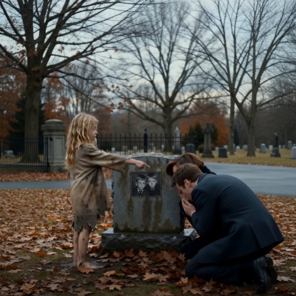 The Barefoot Girl at the Grave