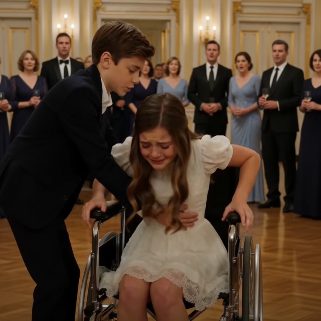 The Boy Who Told Her, “Don’t Look at Them. Look at Me.”