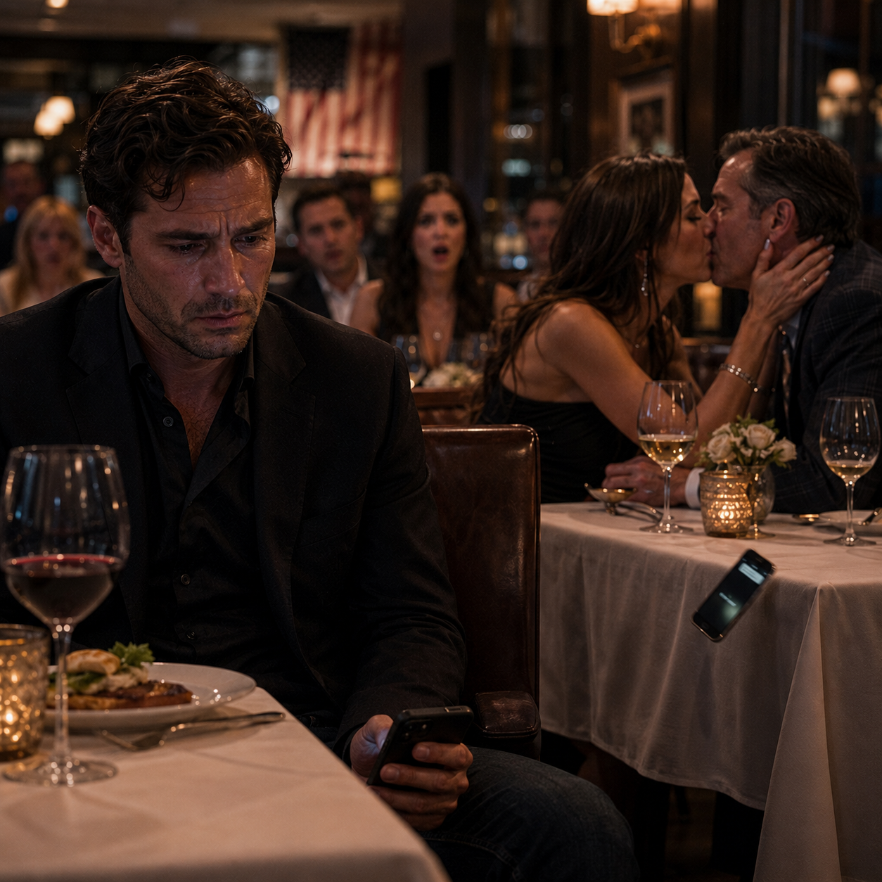 She Texted “Dinner With Mom” While Kissing Another Man Three Tables Away