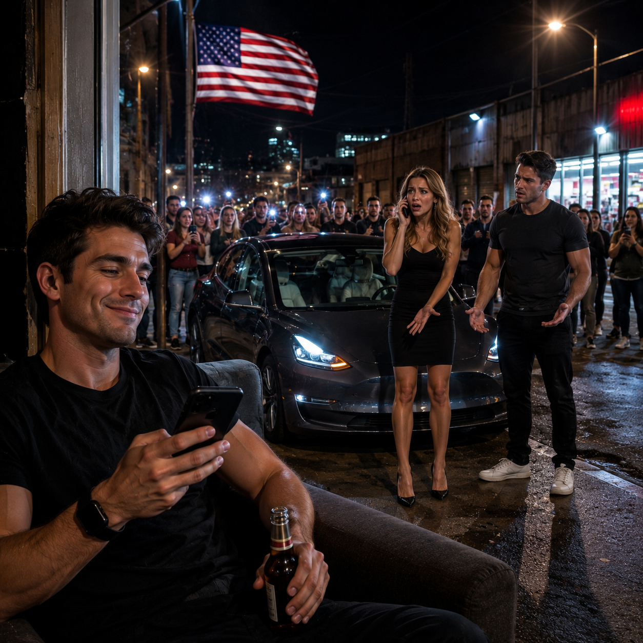 My Girlfriend Let Her Male Best Friend Drive My Tesla — So I Let Them Expose Themselves
