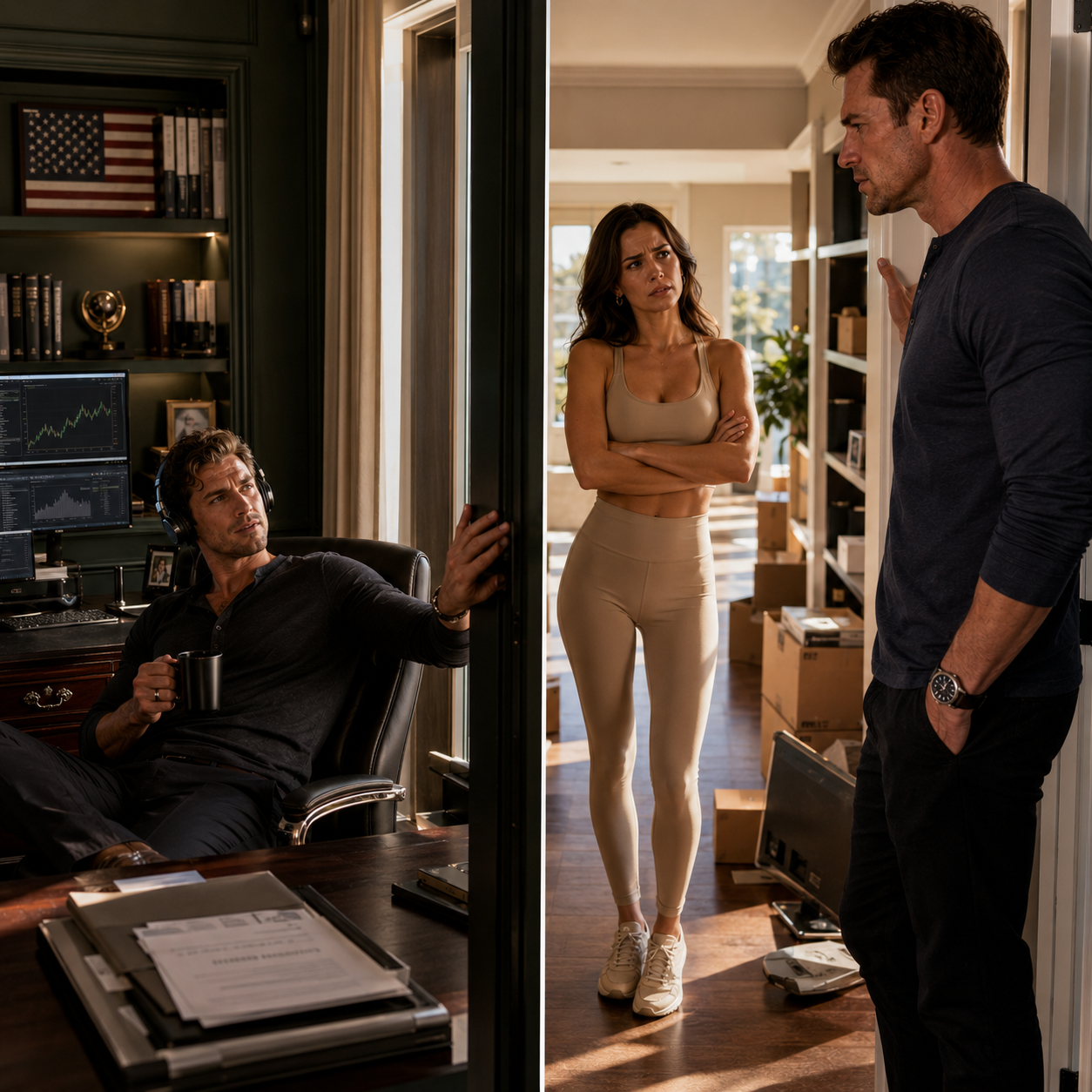 HE WALKED INTO HIS HOME OFFICE AND FOUND HIS WIFE’S EX RUNNING A BUSINESS FROM IT