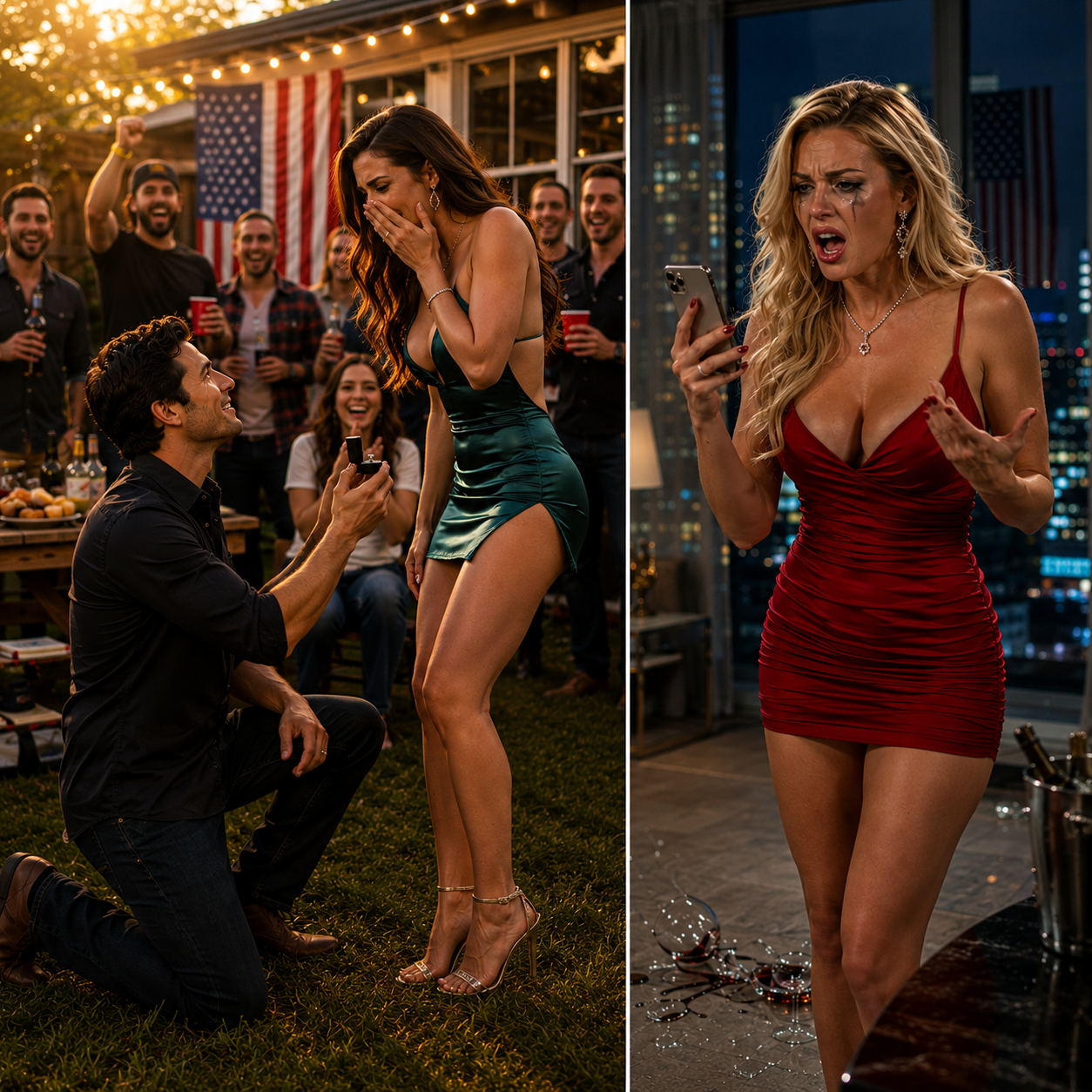 MY GIRLFRIEND SAID MY FRIENDS WERE LOSERS — SO I CHOSE THEM AND PROPOSED TO HER BEST ENEMY